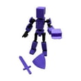 capino Action Figure Set, 13 Robot Action Figure 3D Printed Robot Multi