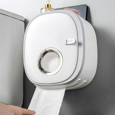 Suction Cup Paper Towel Holder - No Drill Wall Mounted Tissue Dispenser