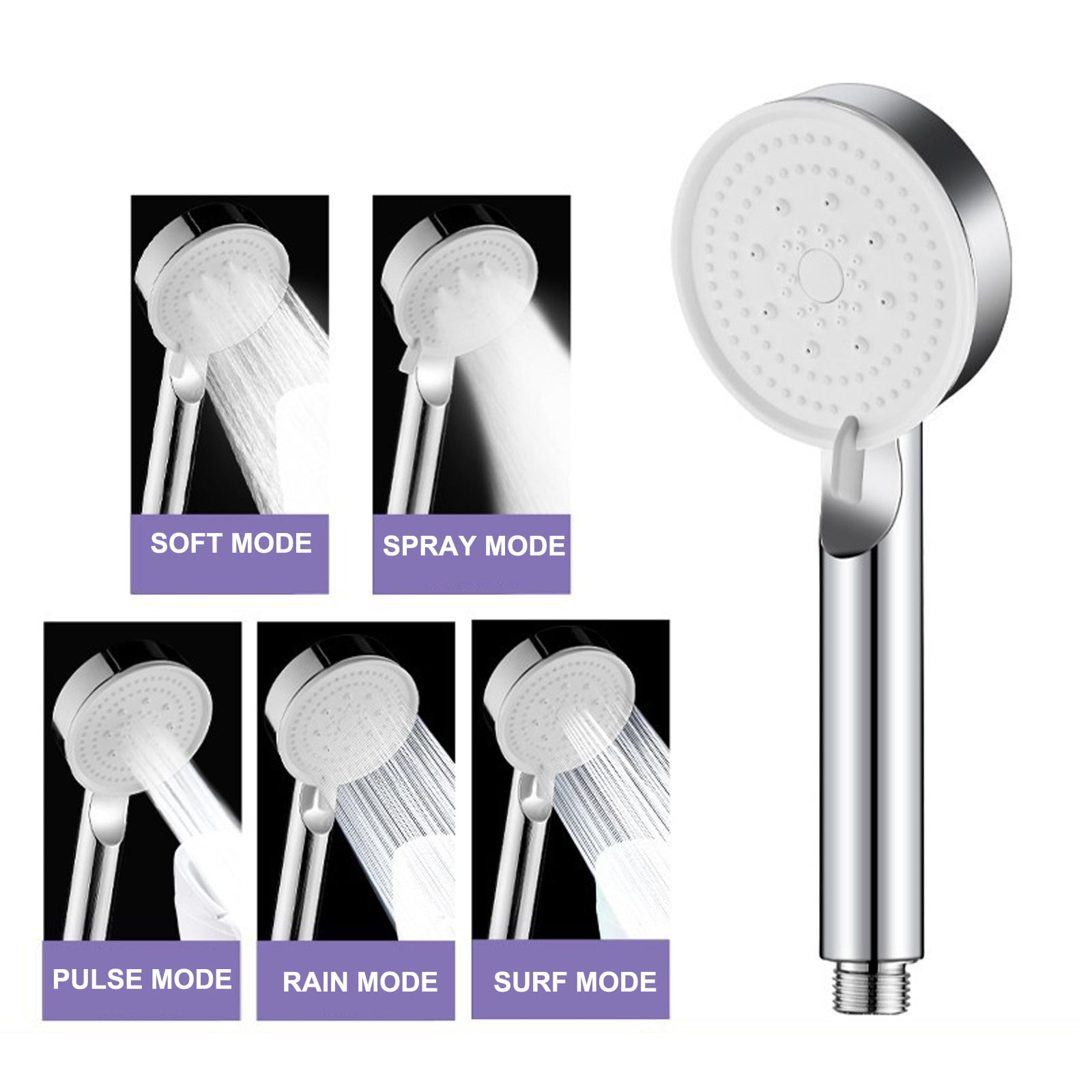 capino Rain Shower Head with Handheld, High Pressure Shower Heads, Anti