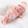 capino Reborn Baby Dolls 30cm Simulation Doll, Fashion Dress Up Doll
