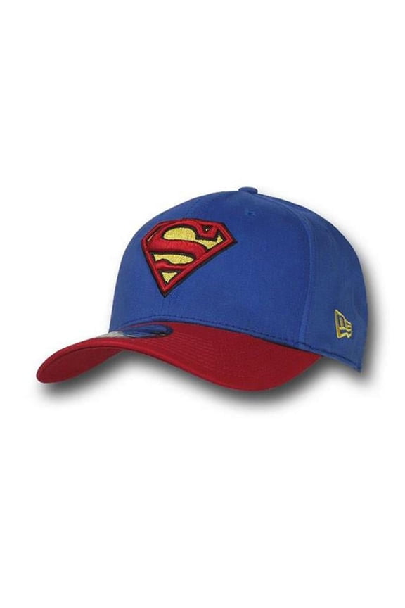 capsupblured-l-x Symbol Blue & Red 39Thirty Fitted Hat, Large & Extra Large