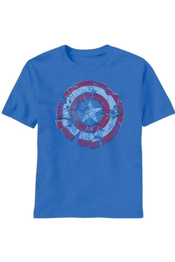 glass shield shatter sky diver blue mens t-shirt