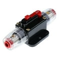 thumbnail image 1 of car and boat Audio Circuit Breaker with Inline Manual Reset Fuse 20A/30A/40A/50A//80A/100A/150A Holder - Black, 30A, 1 of 7