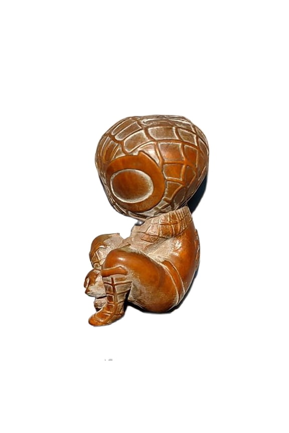 car decoration cute interior key ring alien figurine decor wood carving wooden luck art gift souvenir