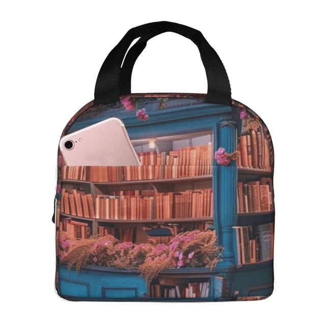 car flower art Handheld aluminum foil thickened insulation bento bag