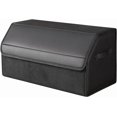 thumbnail image 1 of car organizers and storage for SUV,trunk organizer for sedan, leather foldable sleek box with lid,collapsible cargo bins, tool accessories containers,Collapsible Suede velvet, 1 of 9