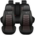 thumbnail image 1 of car seat cover for honda accord LX-P 4dr Sedan 2012 ,Waterproof faux leather ,Protecting car interiors ,Perfect fit for car seats ,5-seat full set Non-destructive installation, 1 of 9