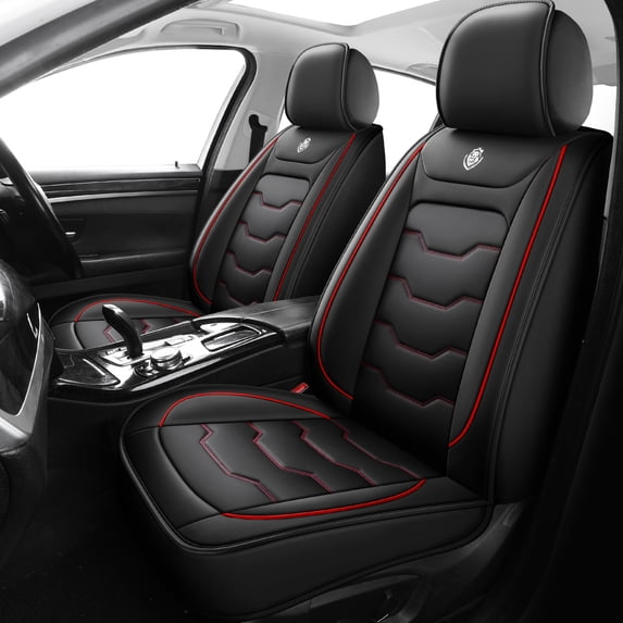 car seat covers for ford Edge ST-Line 2024,Perfect fit for car seats,Waterproof faux leather,Protecting car interiors,Airbag compatible,Easy installation