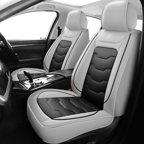 car seat covers for toyota 4Runner 2003, Perfect fit for car seats, Waterproof faux leather, Protecting car interiors, 5-seat full set, Easy installation(Only suitable for 5-seat version models)