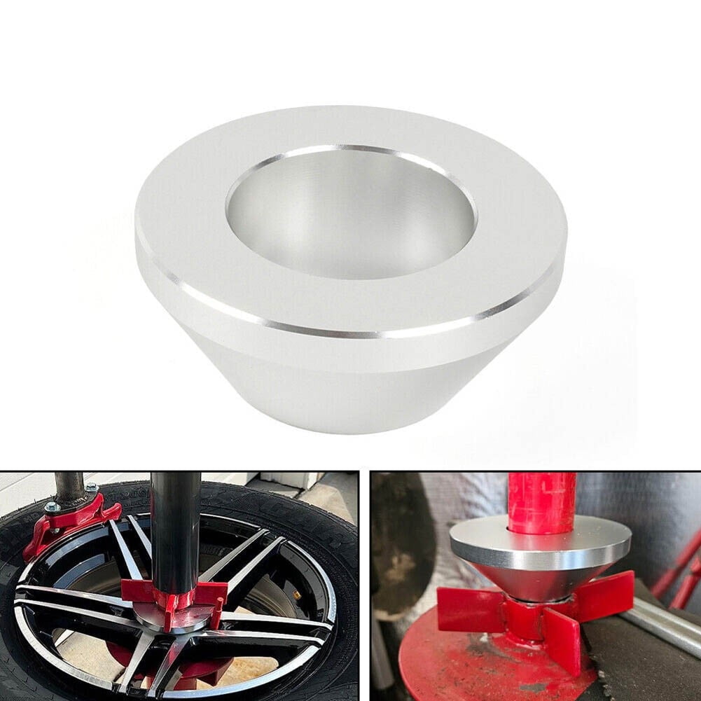 Tire Changer Centering Cone - Billet Aluminum, Fits 1.67in Center Post, For Car & Truck Wheels