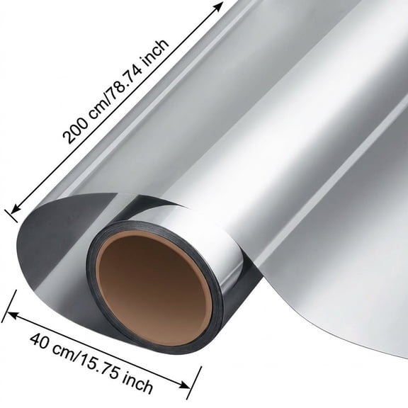 car window tinting sun protection heat insulation UV protection DIY silver