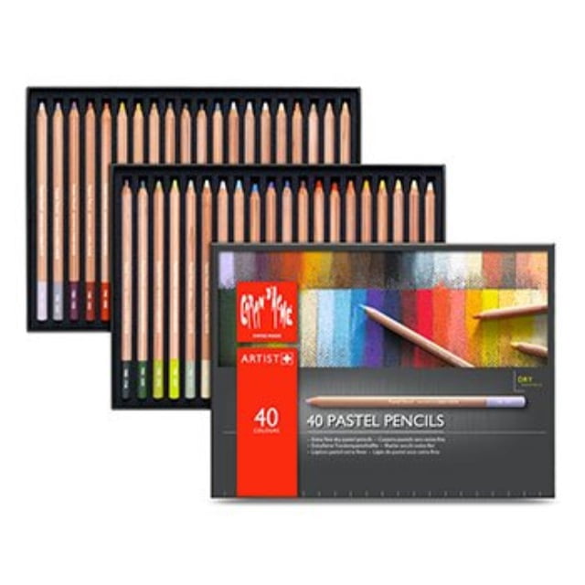 caran d'ache set of 40 pastel pencils (788.340)