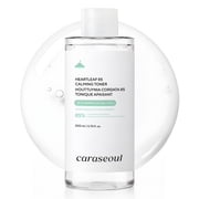 caraseoul Heartleaf 85 Calming Toner for Face, 85% Heartleaf Extract, Hydrating Korean Toner, JeJu Houttuynia Cordata Extract, Sensitive Skin, PH Balanced, Korean Skin Care, Vegan 200ml/6.76fl.oz