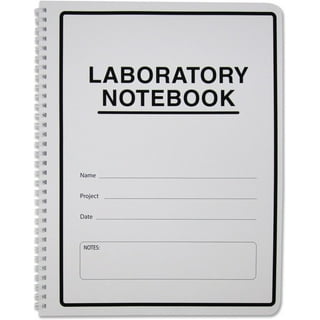 Lab Notebook 100 Pages Permanent Side Bound Glued (Copy Page Perforated)