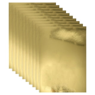 Metallic Gold Paper Cardstock Stationary Sheets 60 Pack