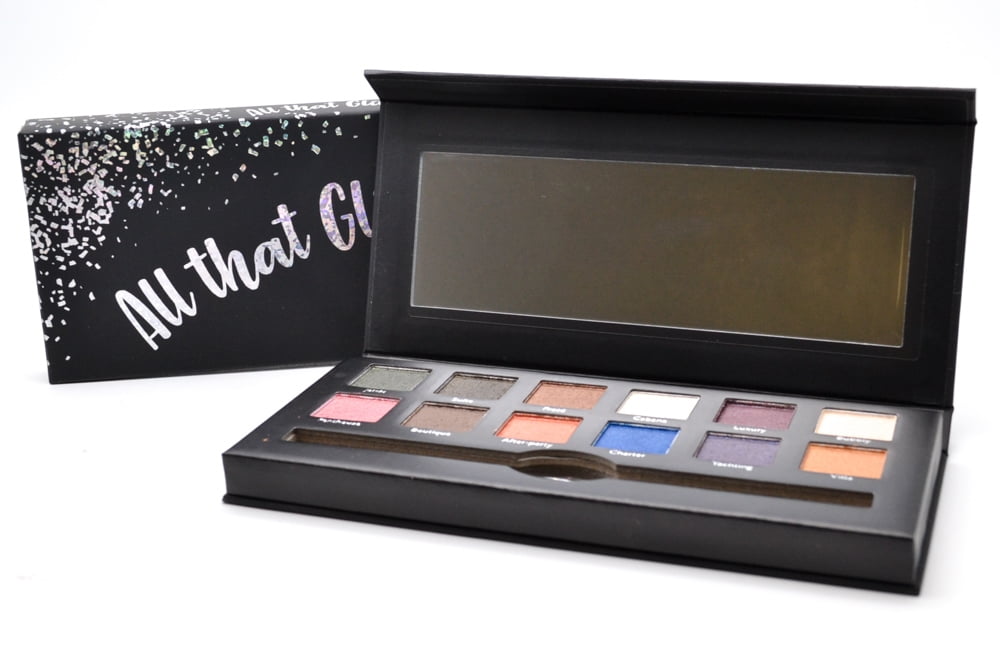 cargo All That Glitters Eye Shadow Palette: Shadows 12 x .03 Oz., Dual-Ended Brush