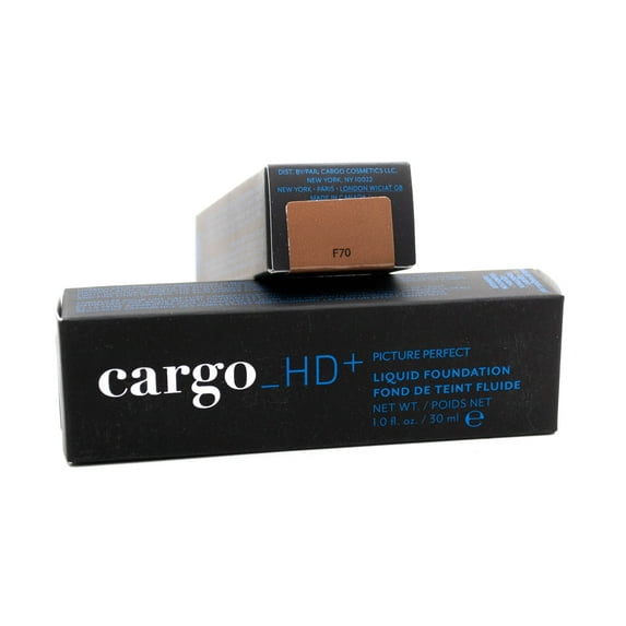 cargo_HD+ Picture Perfect Liquid Foundation F70, 1 fl oz