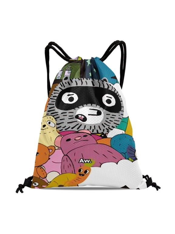 carl the collector Drawstring Backpack Bag Party Favors Goodies Merch Gym Waterproof Swimming Beach Fans