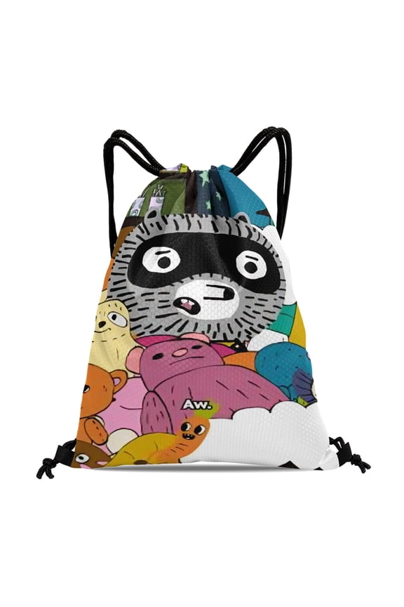 carl the collector Drawstring Backpack Bag Party Favors Goodies Merch Gym Waterproof Swimming Beach Fans