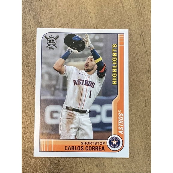 Topps 2021 Big League Carlos Correa MLB Trading Cards
