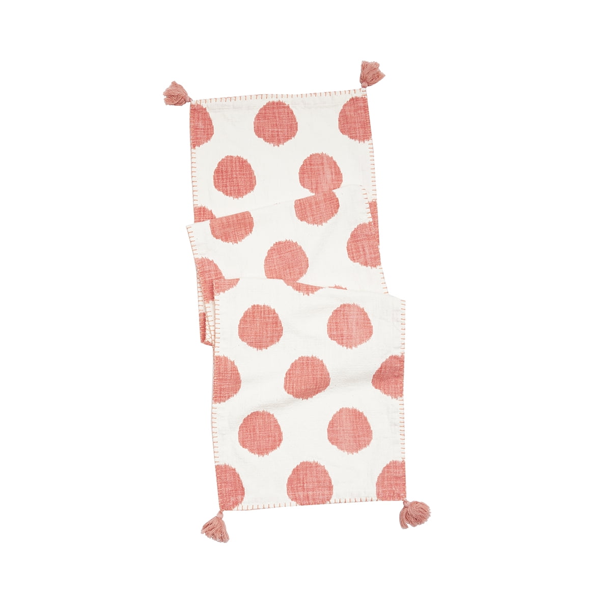 Azalea Cotton 72" x 14" Polka Dot Table Runner