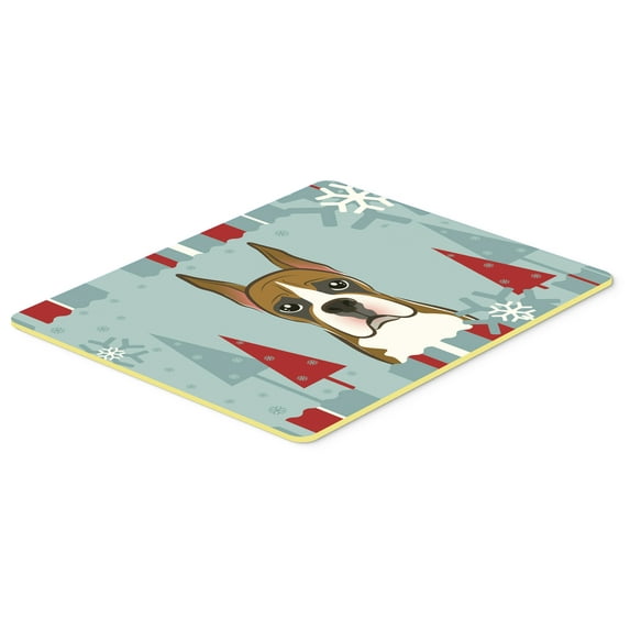 Winter Holiday Boxer Kitchen or Bath Mat 24x36 BB1719JCMT
