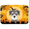 thumbnail image 1 of carolines treasures bb1764cmt halloween schnauzer kitchen & bath mat, 20 x 30, 1 of 2