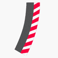 thumbnail image 1 of carrera 20565 outside shoulder tracks steep curve 2/30m-0 (6) end pieces (2), 1 of 4