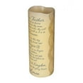 thumbnail image 1 of carson home accents cha10405 lord's prayer scented flameless candle, 1 of 1