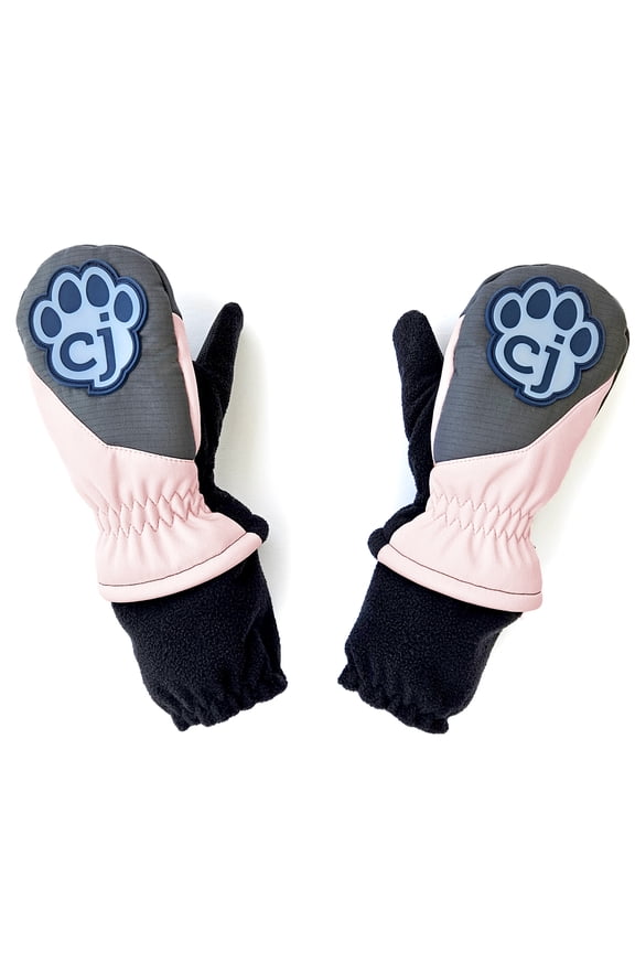 : Magic Mittens: Light Pink & Hot Pink -Waterproof Toddler Winter Mitten, Color Change Patch, 3M Thinsulate, Softshell & Soft Fleece, 2T-4T