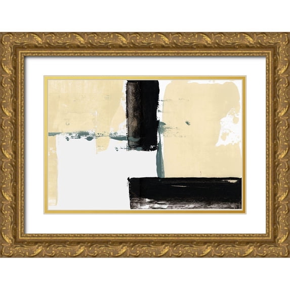 cartissi 14x11 Gold Ornate Wood Framed with Double Matting Museum Art Print Titled - Simple Things I
