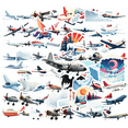 thumbnail image 1 of cartoon Airplane Theme Stickers, Waterproof Airplane Theme Sticker for Water Bottle Laptop Phone Cases Planner Skateboard Luggage Helmet Party Favor Decor, Ideal for Adults Teens Teacher Rewards, 1 of 9