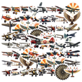 thumbnail image 1 of cartoon Airplane Theme Stickers, Waterproof Airplane Theme Sticker for Water Bottle Laptop Phone Cases Planner Skateboard Luggage Helmet Party Favor Decor, Ideal for Adults Teens Teacher Rewards, 1 of 9