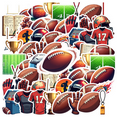 thumbnail image 1 of cartoon American Football Stickers, Waterproof American Football Sticker for Water Bottle Laptop Phone Cases Planner Skateboard Luggage Helmet Party Favor Decor, Ideal for Adults Teens Teacher Rewards, 1 of 9