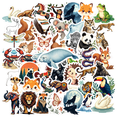 thumbnail image 1 of cartoon Animal Stickers, Waterproof Animal Sticker for Water Bottle Laptop Phone Cases Planner Skateboard Luggage Helmet Party Favor Decor, Ideal for Adults Teens Teacher Rewards, 1 of 9