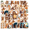 thumbnail image 1 of cartoon Bear Pizza Theme Stickers, Waterproof Bear Pizza Theme Sticker for Water Bottle Laptop Phone Cases Planner Skateboard Luggage Helmet Party Favor Decor, Ideal for Adults Teens Teacher Rewards, 1 of 9