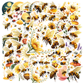 thumbnail image 1 of cartoon Bee Honey Theme Stickers, Waterproof Bee Honey Theme Sticker for Water Bottle Laptop Phone Cases Planner Skateboard Luggage Helmet Party Favor Decor, Ideal for Adults Teens Teacher Rewards, 1 of 8