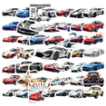 thumbnail image 1 of cartoon Car Theme Stickers, Waterproof Car Theme Sticker for Water Bottle Laptop Phone Cases Planner Skateboard Luggage Helmet Party Favor Decor, Ideal for Adults Teens Teacher Rewards, 1 of 9