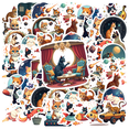 thumbnail image 1 of cartoon Cat Space Theme Stickers, Waterproof Cat Space Theme Sticker for Water Bottle Laptop Phone Cases Planner Skateboard Luggage Helmet Party Favor Decor, Ideal for Adults Teens Teacher Rewards, 1 of 9