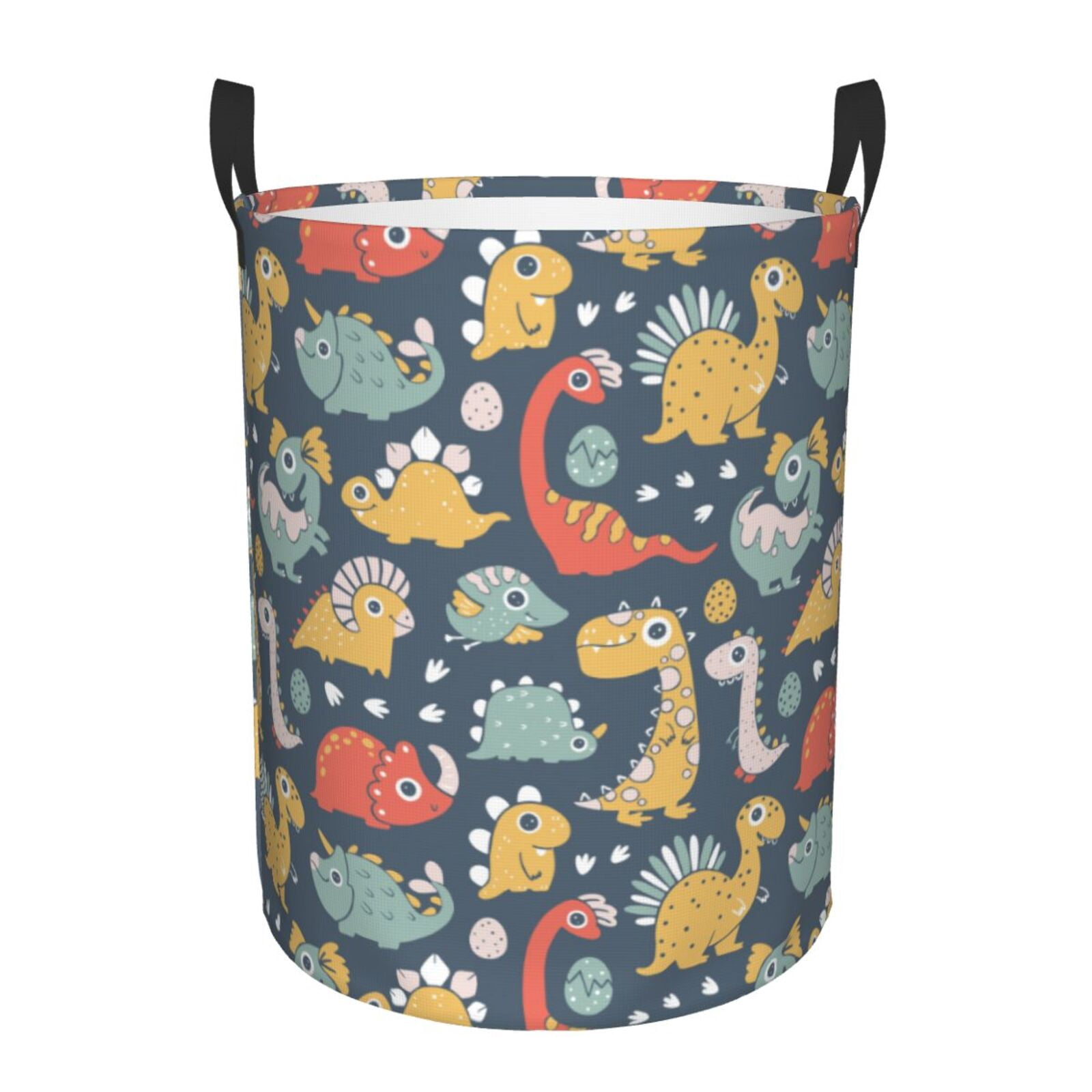 Dinosaur T-rex Graffiti Print Laundry Basket