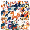 thumbnail image 1 of cartoon Fox Stickers, Waterproof Fox Sticker for Water Bottle Laptop Phone Cases Planner Skateboard Luggage Helmet Party Favor Decor, Ideal for Adults Teens Teacher Rewards, 1 of 8