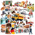 thumbnail image 1 of cartoon Germany - themed Stickers, Waterproof Christmas - themed Sticker for Water Bottle Laptop Phone Cases Planner Skateboard Luggage Helmet Party Favor Decor, Ideal for Adults Teens Teacher Rewards, 1 of 9