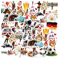 thumbnail image 1 of cartoon Germany - themed Stickers, Waterproof Christmas - themed Sticker for Water Bottle Laptop Phone Cases Planner Skateboard Luggage Helmet Party Favor Decor, Ideal for Adults Teens Teacher Rewards, 1 of 9