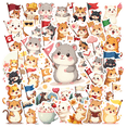 thumbnail image 1 of cartoon Hamster Theme Stickers, Waterproof Hamster Theme Sticker for Water Bottle Laptop Phone Cases Planner Skateboard Luggage Helmet Party Favor Decor, Ideal for Adults Teens Teacher Rewards, 1 of 9