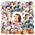 thumbnail image 1 of cartoon Hedgehog Theme Stickers, Waterproof Hedgehog Theme Sticker for Water Bottle Laptop Phone Cases Planner Skateboard Luggage Helmet Party Favor Decor, Ideal for Adults Teens Teacher Rewards, 1 of 9