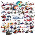 thumbnail image 1 of cartoon Helicopter Theme Stickers, Waterproof Helicopter Theme Sticker for Water Bottle Laptop Phone Cases Planner Skateboard Luggage Helmet Party Favor Decor, Ideal for Adults Teens Teacher Rewards, 1 of 9