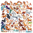 thumbnail image 1 of cartoon Horse Stickers, Waterproof Horse Sticker for Water Bottle Laptop Phone Cases Planner Skateboard Luggage Helmet Party Favor Decor, Ideal for Adults Teens Teacher Rewards, 1 of 9