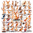 thumbnail image 1 of cartoon Kangaroo Theme Stickers, Waterproof Kangaroo Theme Sticker for Water Bottle Laptop Phone Cases Planner Skateboard Luggage Helmet Party Favor Decor, Ideal for Adults Teens Teacher Rewards, 1 of 9