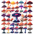 thumbnail image 1 of cartoon Mushroom Theme Stickers, Waterproof Mushroom Theme Sticker for Water Bottle Laptop Phone Cases Planner Skateboard Luggage Helmet Party Favor Decor, Ideal for Adults Teens Teacher Rewards, 1 of 9
