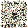 thumbnail image 1 of cartoon Panda Stickers Stickers, Waterproof Panda Stickers Sticker for Water Bottle Laptop Phone Cases Planner Skateboard Luggage Helmet Party Favor Decor, Ideal for Adults Teens Teacher Rewards, 1 of 9